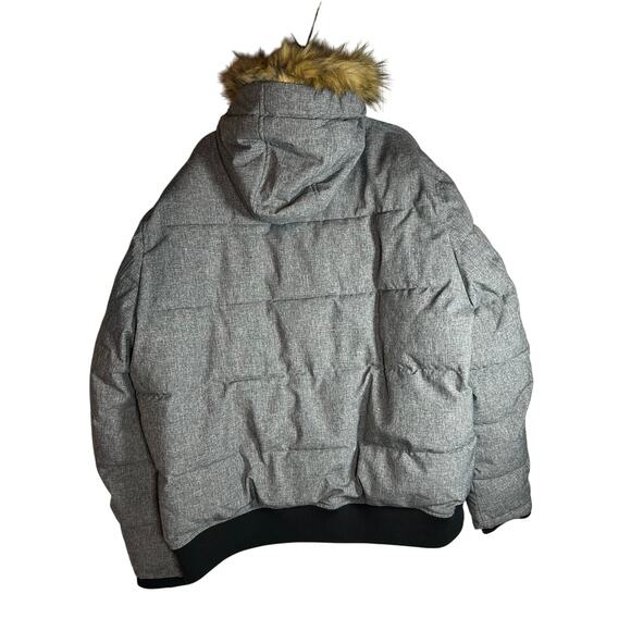 Tommy Hilfiger Men's Short Snorkel Coat/puffer Size XXXL NWOT gray  fur hoodie ￼ - Picture 3 of 15